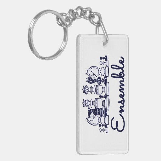 Ensemble Acrylic Keychain Schlüsselanhänger (Vorderseite links)
