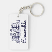 Ensemble Acrylic Keychain Schlüsselanhänger (Rückseite)