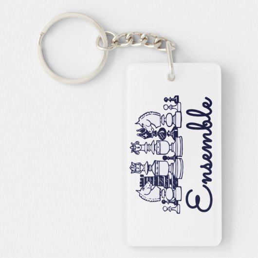 Ensemble Acrylic Keychain Schlüsselanhänger (Vorderseite)