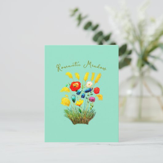 Ensemble Célébrons - Vintage Einladung (Stehend Vorderseite)