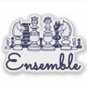 Ensemble Sticker (Vorderseite)