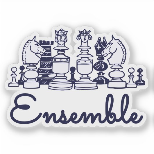 Ensemble Sticker (Vorderseite)