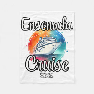 Ensenada-Kreuzfahrt 2025 passende Familienferien M Fleecedecke