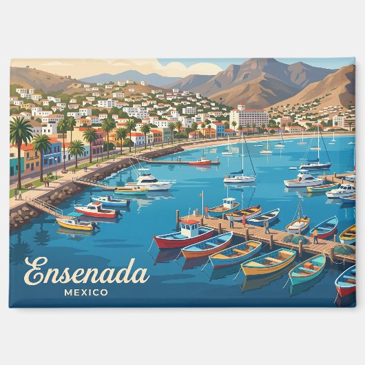 Ensenada Mexiko Magnet (Vorderseite)