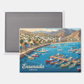 Ensenada Mexiko Magnet (Vorderseite/Rückseite)