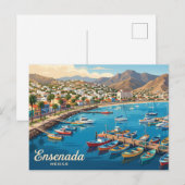 Ensenada Mexiko Postkarte (Vorne/Hinten)