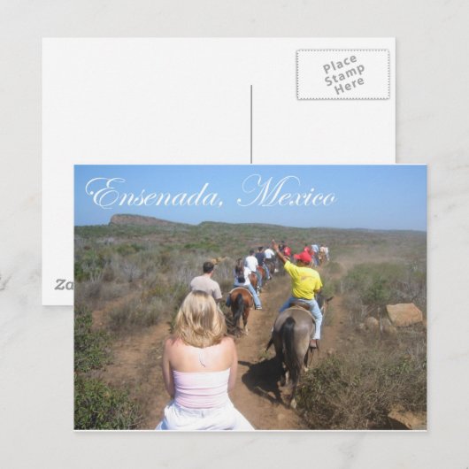 Ensenada, Mexiko Postkarte (Vorne/Hinten)
