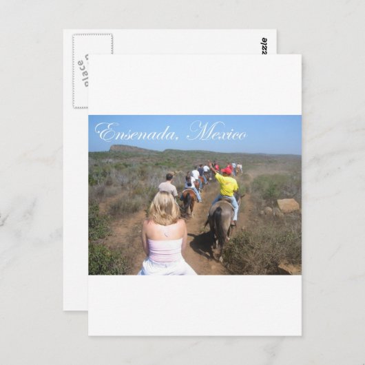 Ensenada, Mexiko Postkarte (Vorne/Hinten)