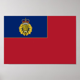 Ensign of the Royal Canadian Mounted Police Poster