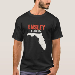 Ensley Florida USA Staat America Travel Floridian T-Shirt
