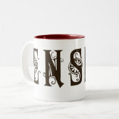 ENSMB Akronym-Tasse Zweifarbige Tasse (Vorderseite Links)