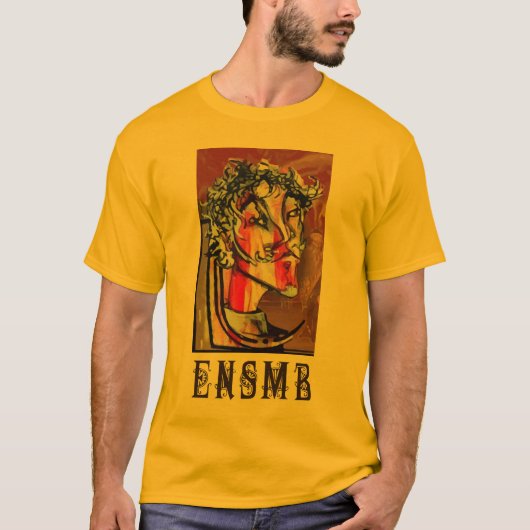 ENSMB Aufschriftbeleuchtungst-shirt T-Shirt (Vorderseite)