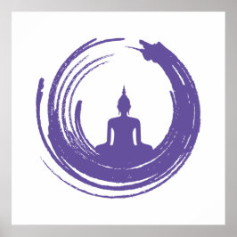 Ensō Budha Buddhismus Zen-Spiritualität Poster