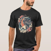 Enso circle Koi Fish Pond T-Shirt (Vorderseite)