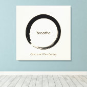 Enso Circle Leinwanddruck (Insitu (Holzboden))