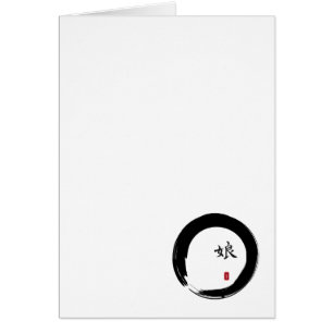 Enso Circle mit Symbol für Tochter