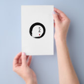 Enso Circle und Brother Calligraphy Flyer (Handgriff)