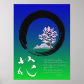 Enso Circle und Zen Weisheit von Ryokan Poster (Vorne)