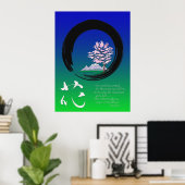Enso Circle und Zen Weisheit von Ryokan Poster (Heimbüro)