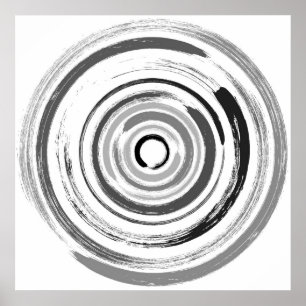 Enso Circles - Zen Circles #1 Poster