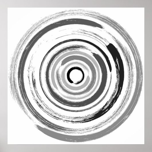 Enso Circles - Zen Circles #1 Poster (Vorne)