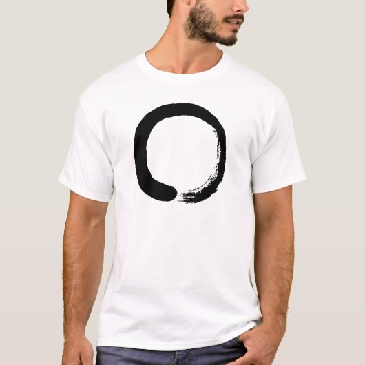 Enso Kreis-Zen-Kalligraphie T-Shirt (Vorderseite)