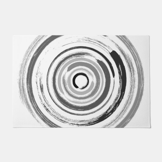 Enso Kreise - Zen kreist #1 ein Fußmatte (Vorderseite)