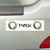 Enso mit Pax, Sumi-e Autoaufkleber (Auf Auto)