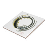 Enso mit Pax, Sumi-e Fliese (Seite)
