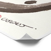 Enso One Art Print Poster (Ecke)