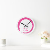 Enso Open Circle Massage Room Clocks Runde Wanduhr (Zuhause)