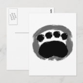 Enso Paw Design Postkarte (Vorne/Hinten)