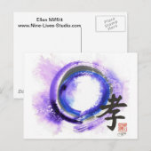 Enso, Piety in Focus Postkarte (Vorne/Hinten)