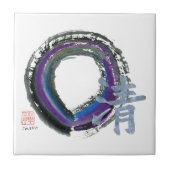 Enso, silberne Klarheit Fliese (Vorderseite)