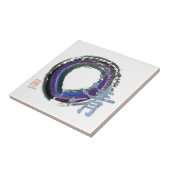 Enso, silberne Klarheit Fliese (Seite)