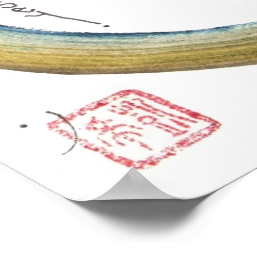 Enso Spring Art Print Poster (Ecke)