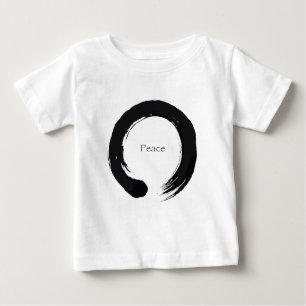 Enso-Symbol der Unendlichkeit - Frieden Baby T-shirt