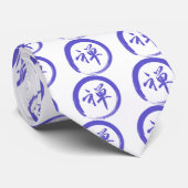 Enso-Symbol mit Zen-Symbol Krawatte (Gerollt)