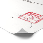 Enso Willow Bud Art Print Poster (Ecke)