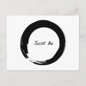 Enso with Just Be Postkarte (Vorderseite)