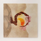 Enso Zen Blossoming Sakura Bonsai Puzzle (Horizontal)
