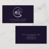 Enso Zen Circle Amethyst Bonsai Tree Visitenkarte (Vorne/Hinten)