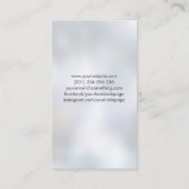 Enso Zen Circle Amethyst Bonsai Tree Visitenkarte (Rückseite)