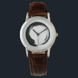 Enso Zen Circle Armbanduhr<br><div class="desc">Zen Spirit & Enso,  Zen Circles. Enso ist ein japanisches Wort,  das "Kreis" bedeutet,  und ein Begriff,  das eng mit Zen verbunden ist. Es symbolisiert das Absolute,  die Erleuchtung,  die Kraft,  die Eleganz,  das Universum und das Leere; es kann auch die japanische Ästhetik selbst symbolisieren.</div>