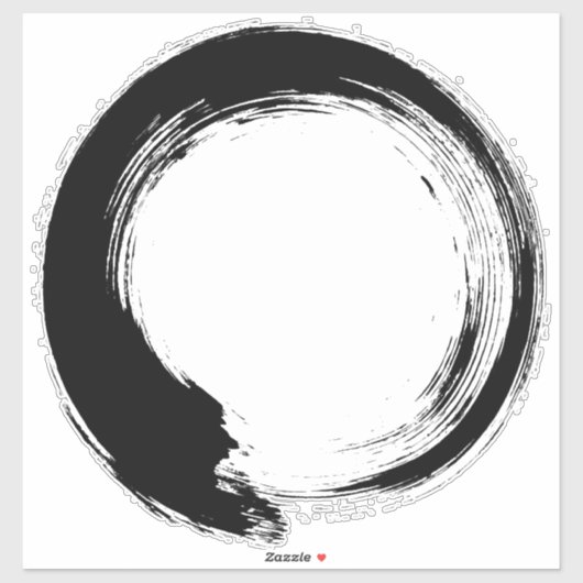 Enso Zen Circle Aufkleber (Blatt)