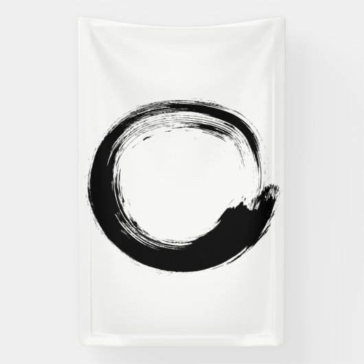 Enso Zen Circle Banner (Vertikal)