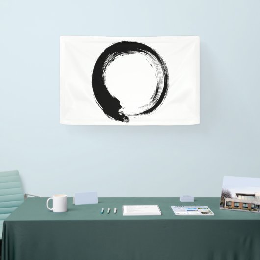 Enso Zen Circle Banner (Messe)