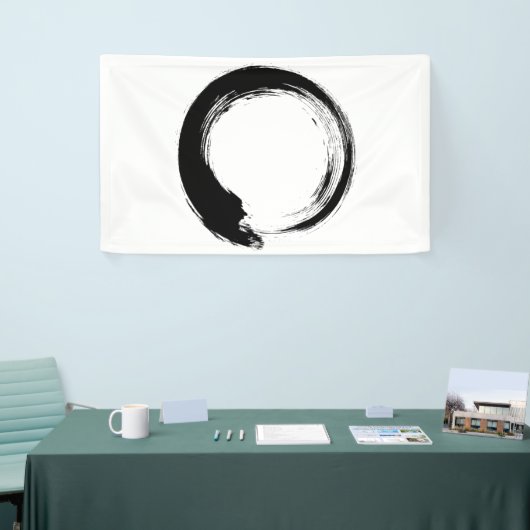 Enso Zen Circle Banner (Messeveranstaltung)