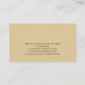 Enso Zen Circle Bonsai - Goldener Sonnenaufgang Visitenkarte (Rückseite)