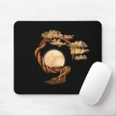 Enso Zen Circle Bonsai Tree Mousepad (Mit Mouse)